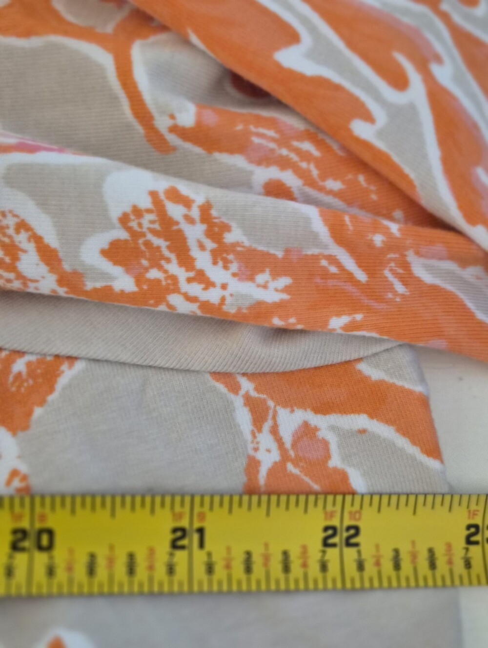 Belle by Kim Gravel Primabelle Coral Reef Tassel Half Zip Top 1X - Picture 5 of 6